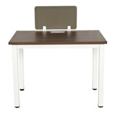 Compact Office Workstation Desk with Divider – 100×60 CM Huimei Furniture