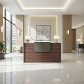 160/180/200/240 CM Reception Table, Brown Color Huimei Furniture