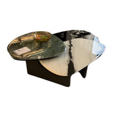 Huimei Modern Marble Coffee Table – Triple Marble Finish Huimei Furniture