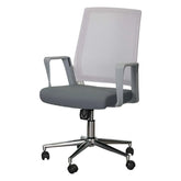 Huimei Low Back Office Chair Grey 1902 B Huimei Furniture