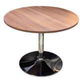 Round Meeting Table BT-100 Brown Color