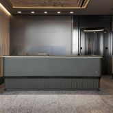 DW-FLL-018 Modern Luxury Reception Desk – 240 × 80 × 105 cm