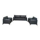 Huimei PU Leather Sofa Set Grey Color, 2106-P Huimei Furniture