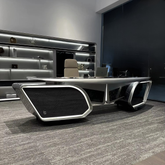 HUIMEI Executive Desk – Luxury High-End Aircraft-Modeling CEO Table (260 × 100 cm)