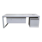 Executive Office Table 720-T02-2.2 Matt White Color Huimei Furniture