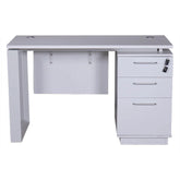 Huimei White Office Table 120 / 140 CM Huimei Furniture