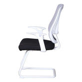 Huimei CO-319 Mesh Visitor Chair – Black & White Huimei Furniture