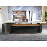 Huimei Executive Office Table, Grey Color, BB01-T01 Huimei Furniture