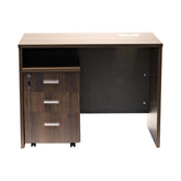 100/120/140 cm Office Table with Movable Drawers, Brown Color Huimei Furniture