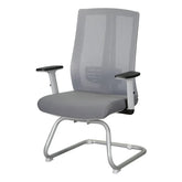 Huimei CO-912 Mesh Visitor Chair with Fixed Armrests – Grey Huimei Furniture