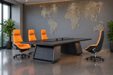 BC01-MT01 Executive Meeting Table β 280 Γ 150 Γ 75 cm | Veneer Wood