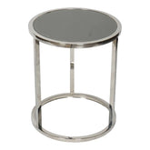Huimei Coffee Table made with Tempered Glass D-08, Silver & Grey / White Color Huimei Furniture