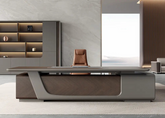 Huimei HZ-320 Executive Desk β Premium Modern CEO Table (320 Γ 228 Γ 76 cm) Huimei Furniture