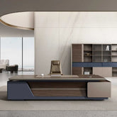 Huimei Executive Office Table Brown SB-280 Brown Color Huimei Furniture