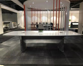 Huimei BG-9936 Glossy Meeting Table White Color Huimei Furniture