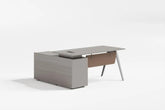 Huimei Office Table in White Oak Finish Huimei Furniture