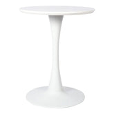 Huimei Round Shape Coffee Table Glossy White Color Huimei Furniture