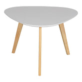Huimei Triangle-Shaped Coffee Table White Color Huimei Furniture