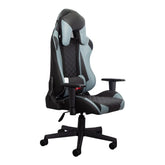 Huimei Grey Ergonomic Gaming Chair with Adjustable Armrests & Lumbar Support Huimei Furniture