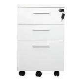 Huimei 3 Door Drawer – White Color Huimei Furniture