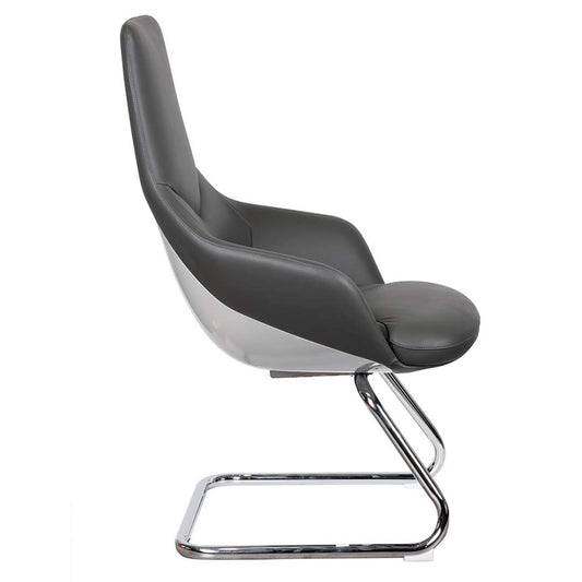 Huimei PU High Back Office Chair, Grey, GW-2103-C