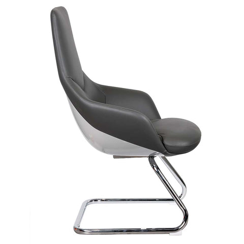 Huimei PU High Back Office Chair, Grey, GW-2103-C