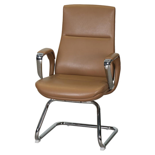 Huimei Office Visitor Chair YS-1812 C, Brown Color