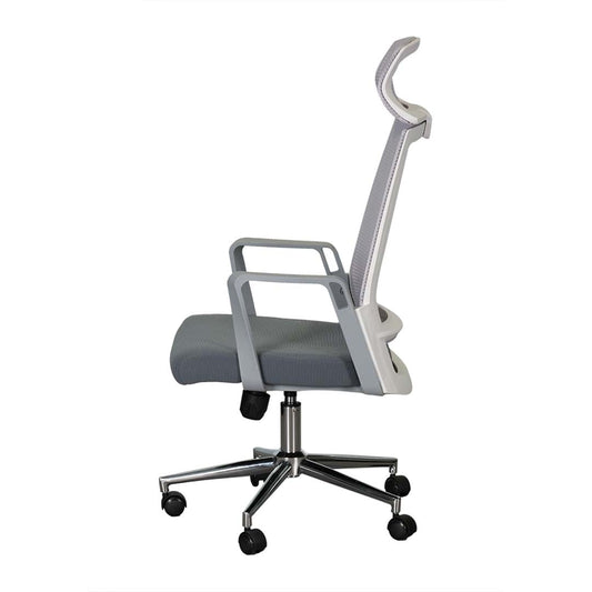 Huimei High Back Office Chair Grey 1902 A