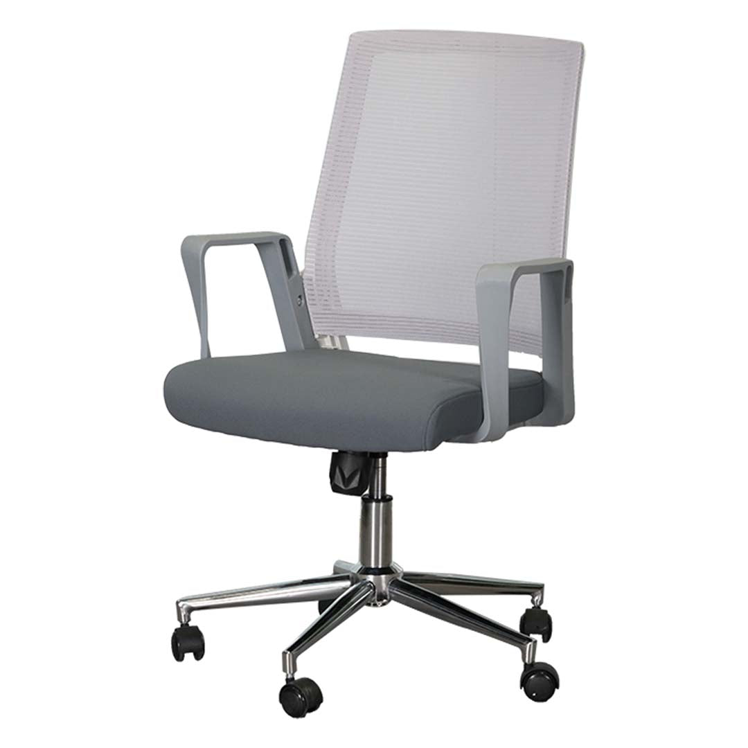 Huimei Low Back Office Chair Grey 1902 B