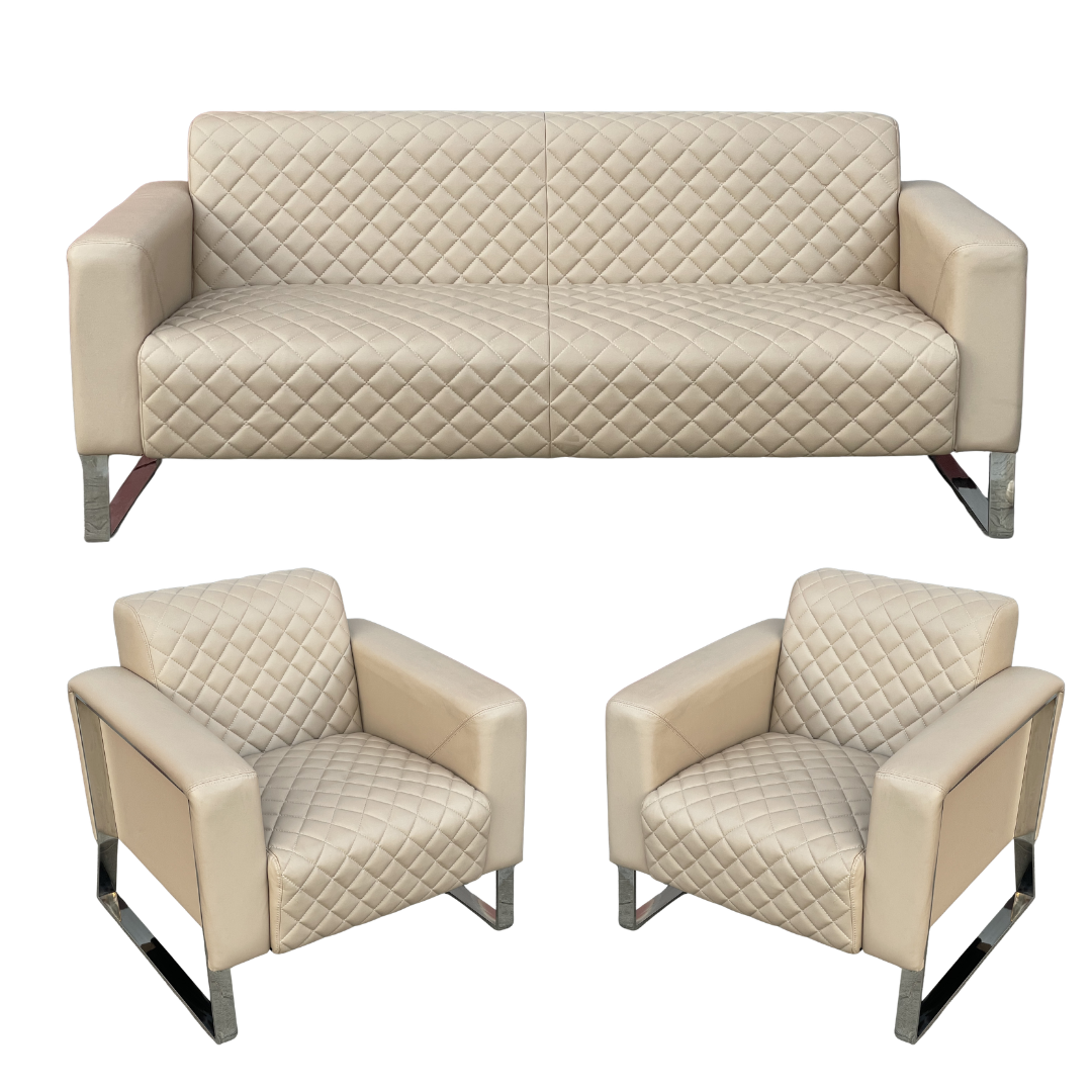 Huimei PU Leather Modern Sofa Collection – Grey, Black & Beige