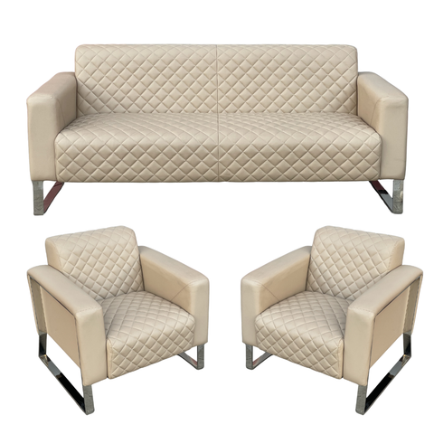 Huimei PU Leather Modern Sofa Collection – Grey, Black & Beige