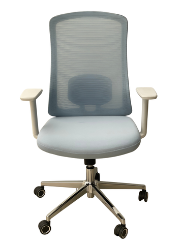 835-B Low Back Ergonomic Mesh Office Chair with Chrome Swivel Base