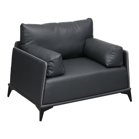Huimei PU Leather Sofa Set Grey Color, 2106-P
