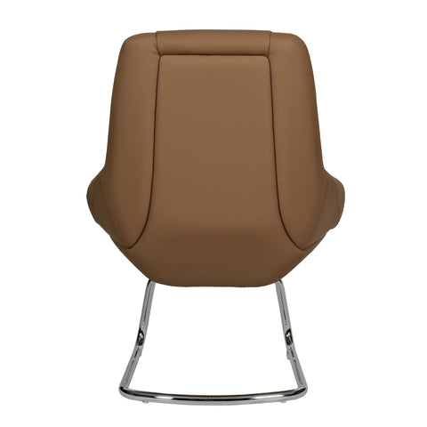 Huimei Office Visitor Chair 2212-C Brown Color