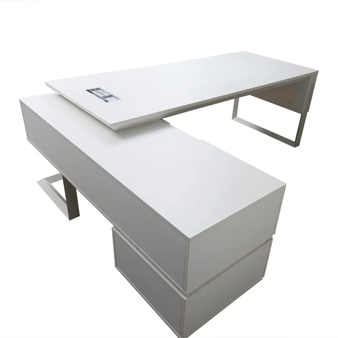 Executive Office Table 720-T01-2.4 White Color Huimei Furniture