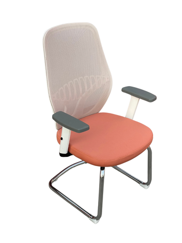 825-C – Huimei Visitor Chair (Mesh Back & Fabric Seat)