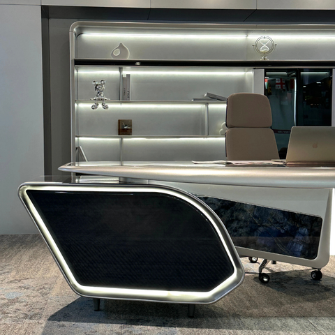 HUIMEI Executive Desk – Luxury High-End Aircraft-Modeling CEO Table (260 × 100 cm)