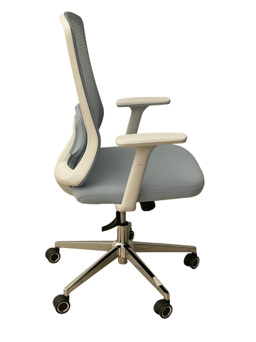 835-B Low Back Ergonomic Mesh Office Chair with Chrome Swivel Base