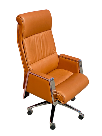 Huimei High Back Executive Office Chair – Original Leather Finish