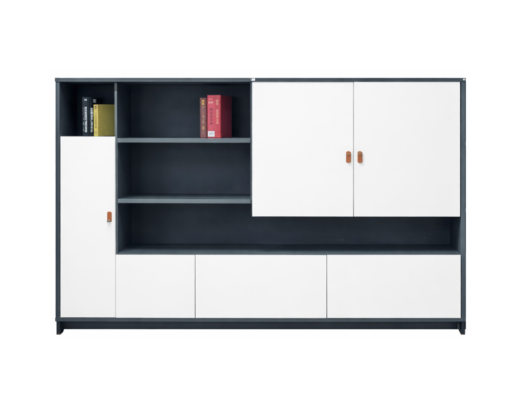 ZG01 Office Storage Cabinet with Shelves & Doors – 240 × 160 cm