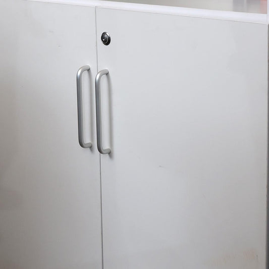 Huimei Two Door Cabinet 720-C05, Off White Color