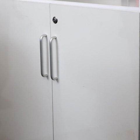 Huimei Two Door Cabinet 720-C05, Off White Color