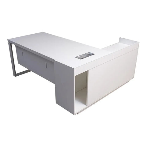 Executive Office Table 720-T03 Matt White Color Huimei Furniture