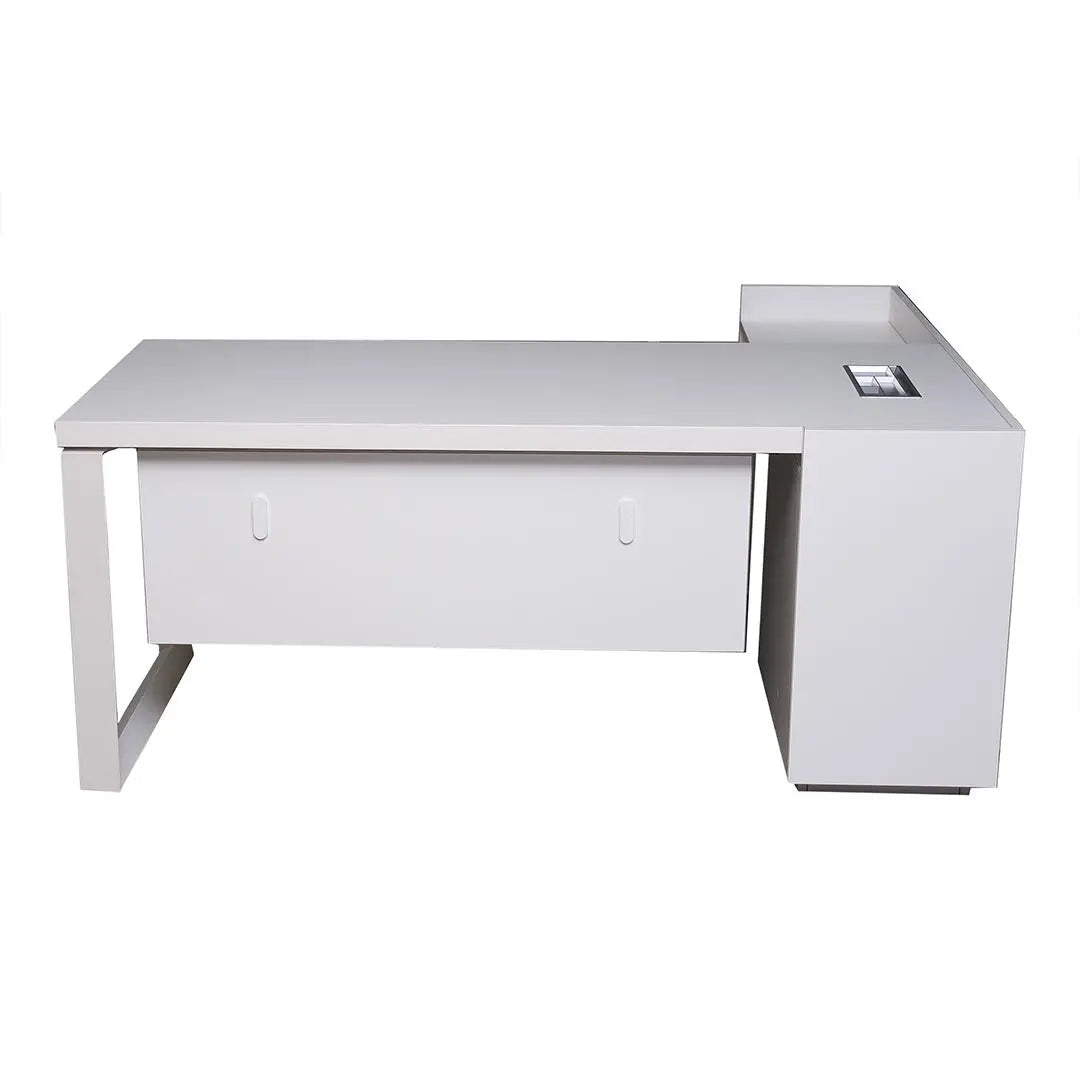 Executive Office Table 720-T03 Matt White Color Huimei Furniture