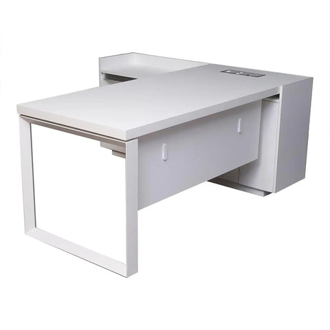 Executive Office Table 720-T03 Matt White Color Huimei Furniture