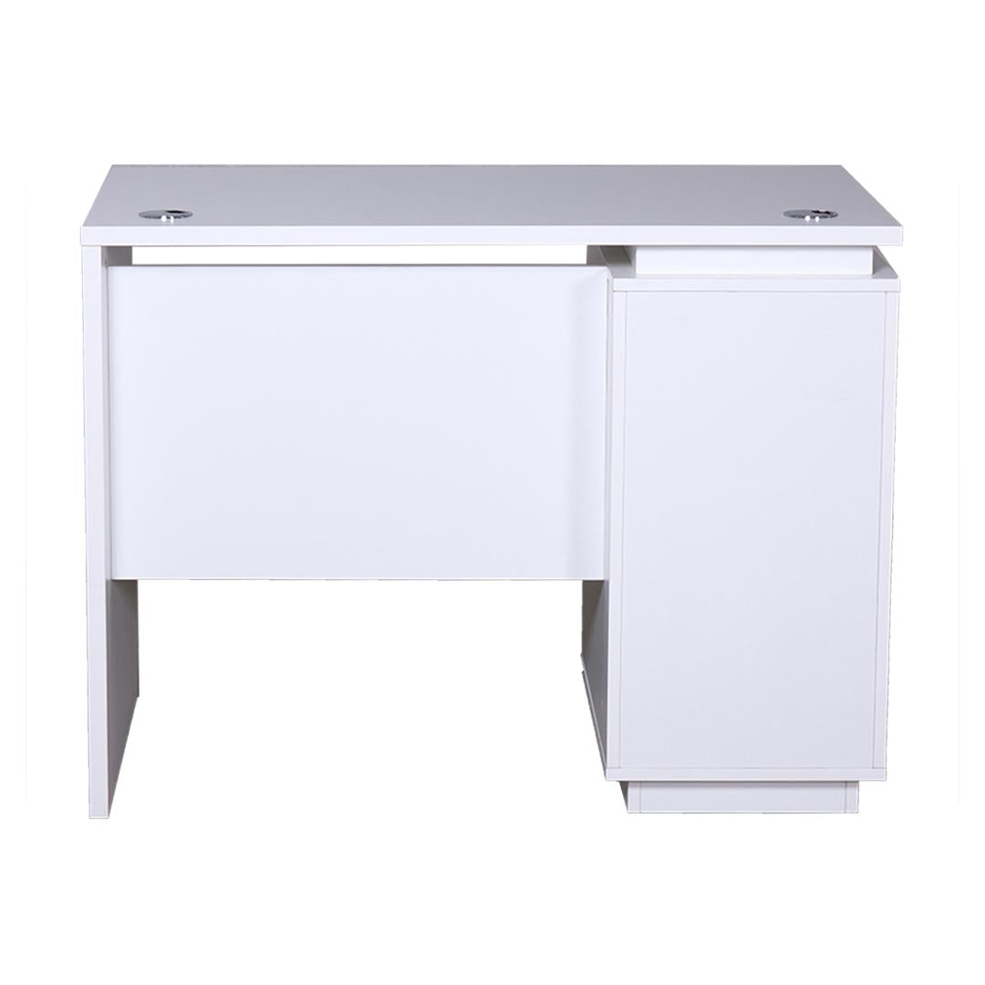 Office Table With Drawers 100 cm / 120 cm Matt White Color