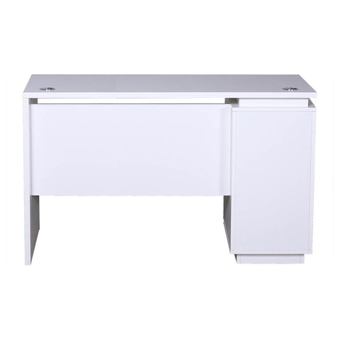 Office Table With Drawers 100 cm / 120 cm Matt White Color
