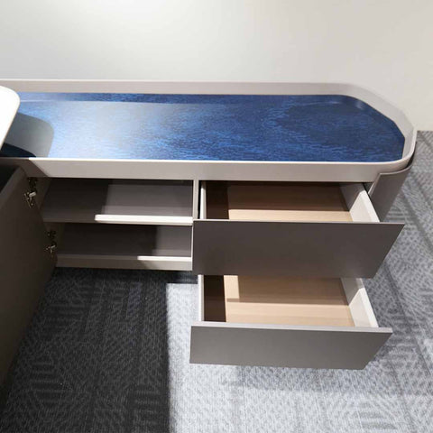 Huimei Executive Office Table, Grey Color, BB01-T01