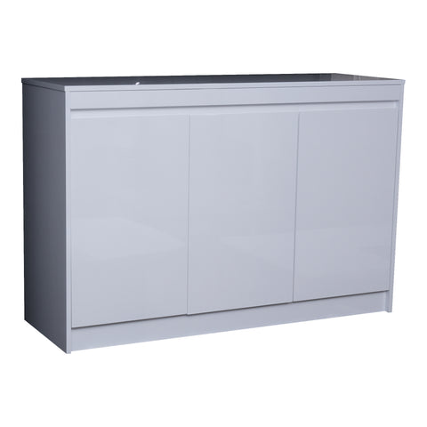 Huimei HDF Low Cabinet BG-9907 Glossy White Color