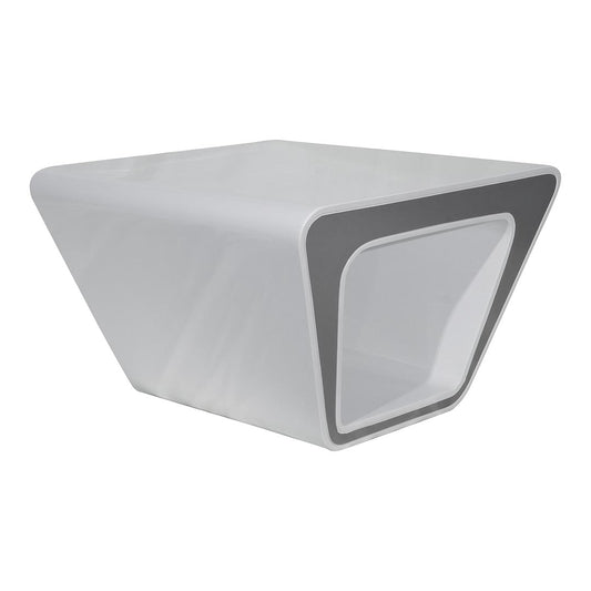 Huimei Glossy BG-9953-S Coffee Table, White Color